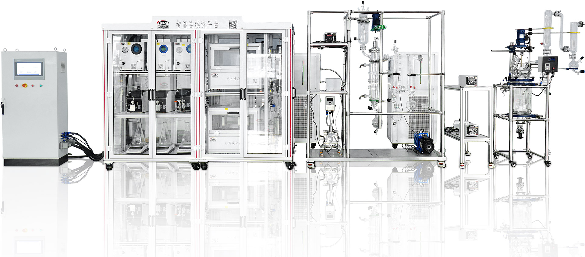 霍桐仪器自主研发的智能连续流硝化反应平台